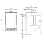 Wand-Kaminofen Aduro 9.4