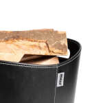 Holzkorb Aduro Proline Ø 39 cm Kunstleder schwarz