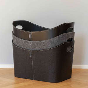 Holzkorb Aduro Baseline PET schwarz