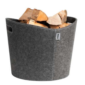 Holzkorb Aduro Proline Ø 39 cm Filz grau