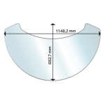 Aduro Glas Bodenplatte, Ellipse XL