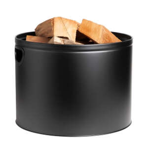 Aduro Holzeimer Ø 44 cm Stahl schwarz