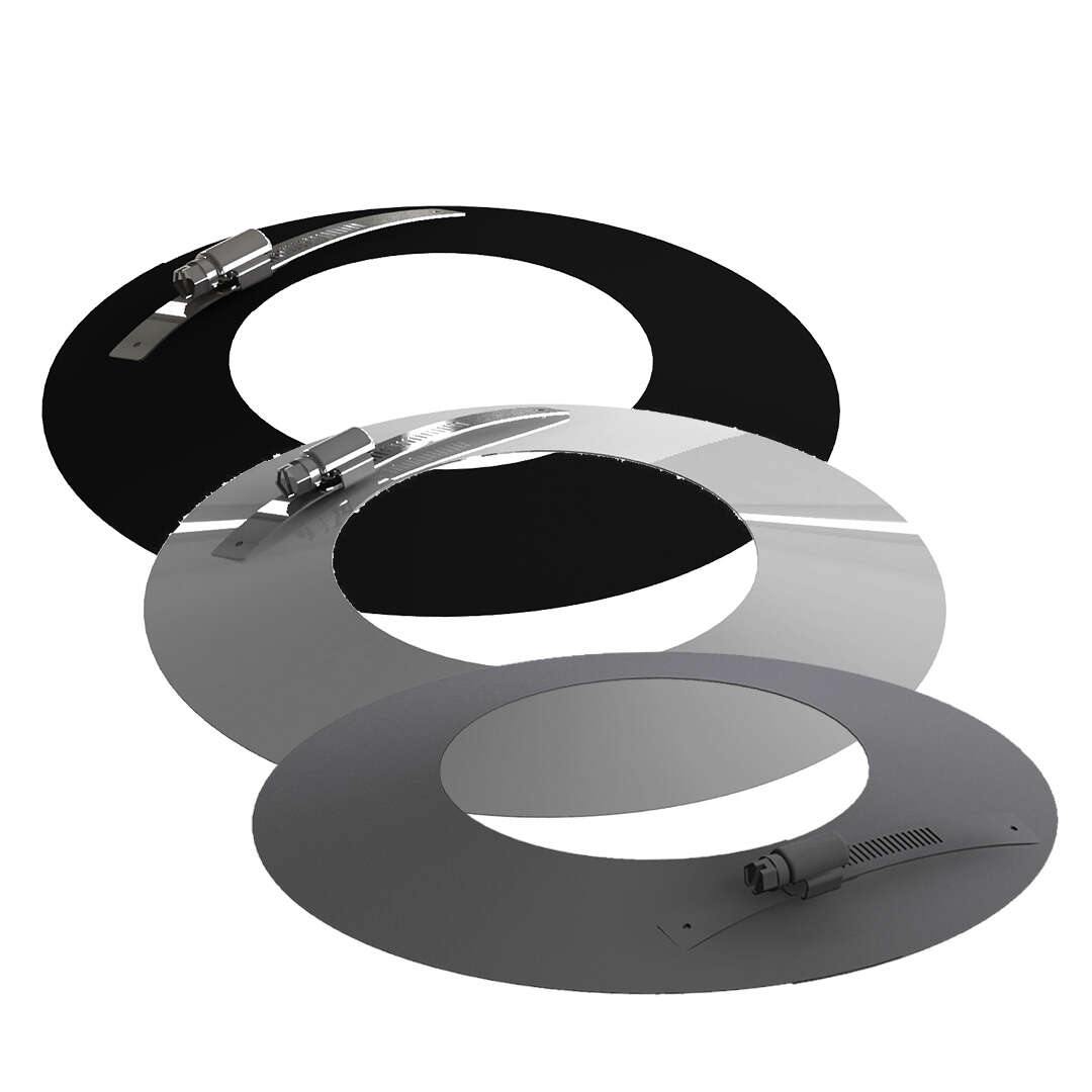 Pelletofenrohr Wandrosette