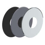 Pelletofenrohr Wandrosette geschlossen