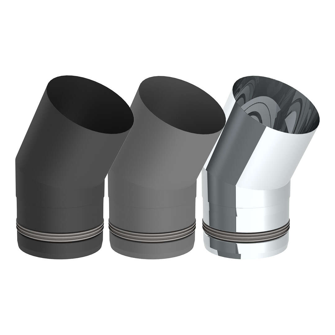 Pelletofenrohr 30° Bogen