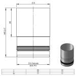 Pelletofenrohr Ofenanschlussstück