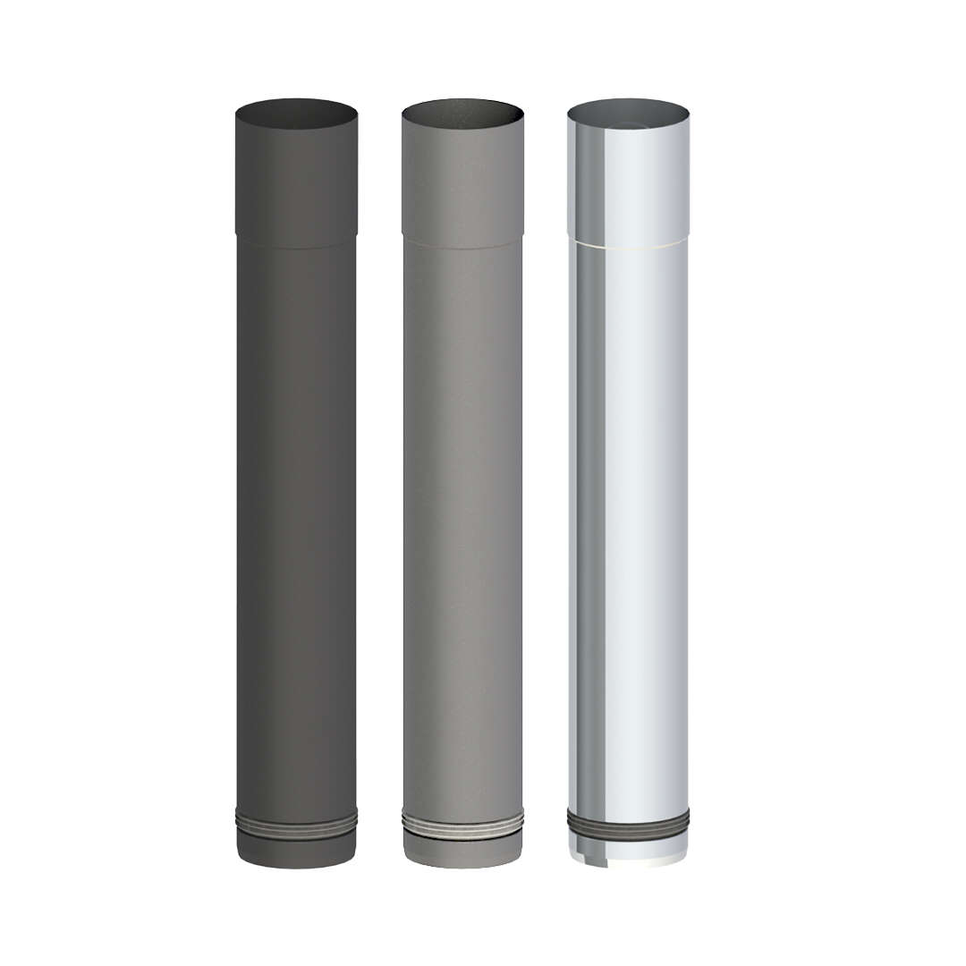 Pelletofenrohr Schiebeelement 80-420 mm