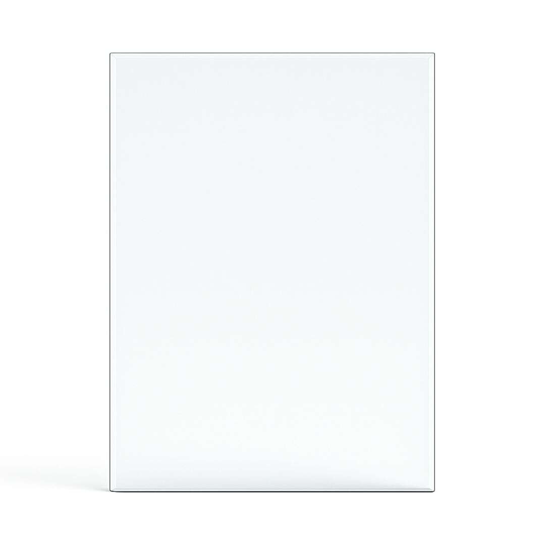 Funkenschutzplatte Glas für Kaminofen Rechteck