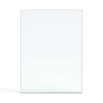 Funkenschutzplatte Glas für Kaminofen Rechteck