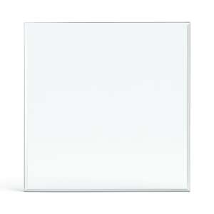 Funkenschutzplatte Glas für Kaminofen Quadrat