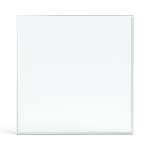 Funkenschutzplatte Glas für Kaminofen Quadrat