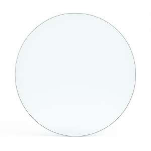 Funkenschutzplatte Glas für Kaminofen Kreis