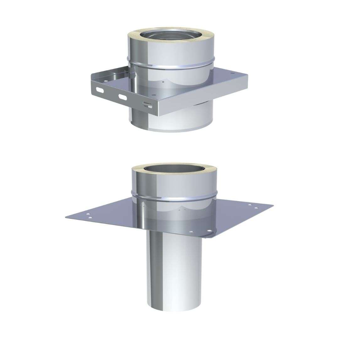 DW-FU Grundplatte für Zwischenstütze oder Kaminerhöhung