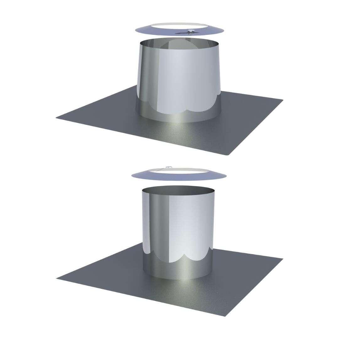 DW-FU - Flachdachdurchführung mit Wetterkragen