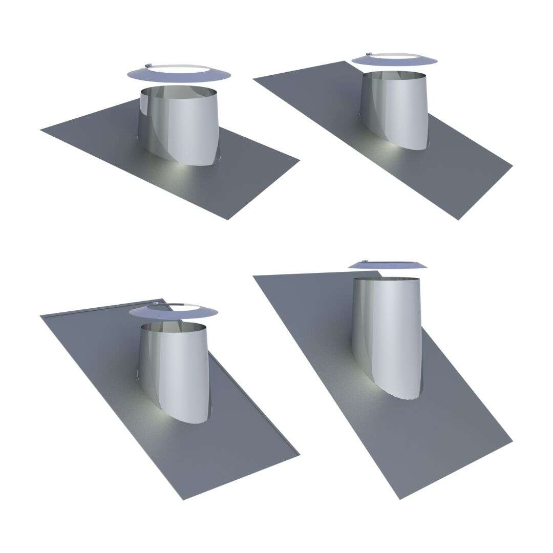 DW-FU - Dachdurchführung mit Bleirand und Wetterkragen