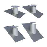 DW-FU - Dachdurchführung mit Bleirand und Wetterkragen