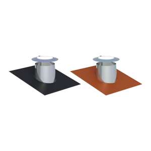 DW-FU - Dachdurchführung mit Elastomerrand schwarz...