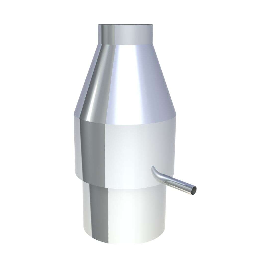 DW-FU - Deflektorhaube mit Ablauf inklusive Mündungsabschluss