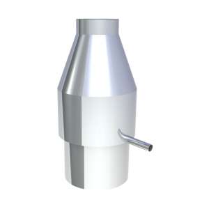 DW-FU - Deflektorhaube mit Ablauf inklusive...