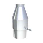 DW-FU - Deflektorhaube mit Ablauf inklusive Mündungsabschluss